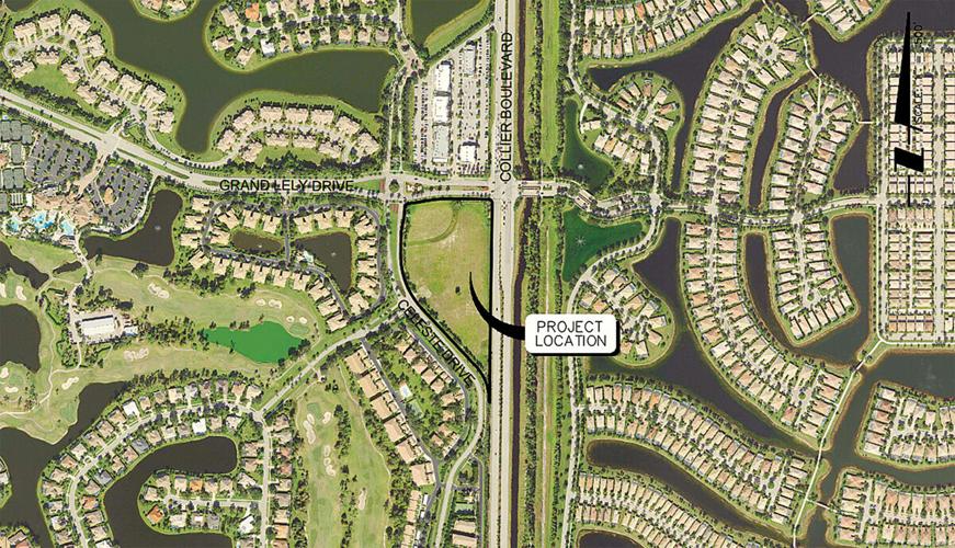 Site plan shows Adonia apartments in Lely Resort