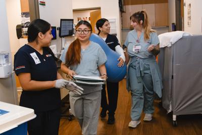 Immokalee Foundation Healthcare Pathway student interns onsite at NCH 1.jpg