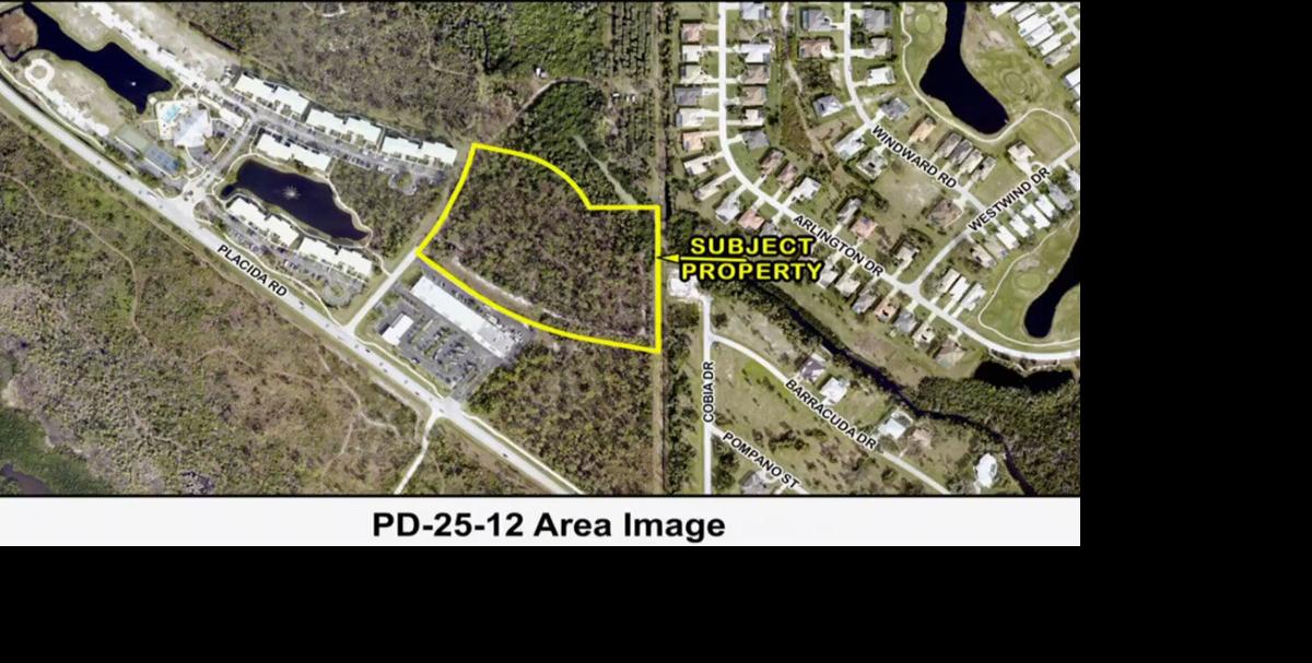 Aerial map outlines Cape Haze project site