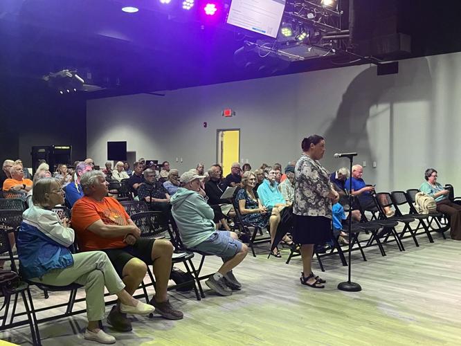 Residents at NIM oppose golf course development on grove