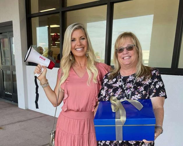 Krystel Beall, left, and Lisa Bratton