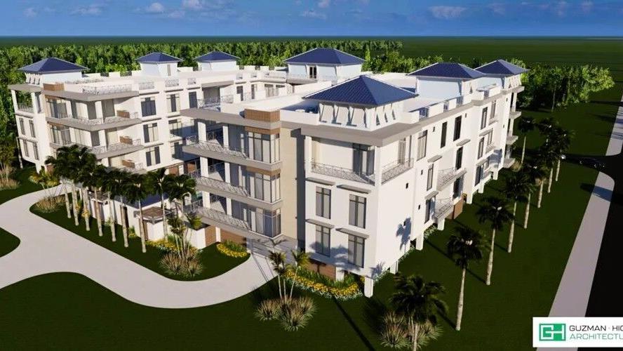 Rendering shows planned Sole Naples luxury condominiums