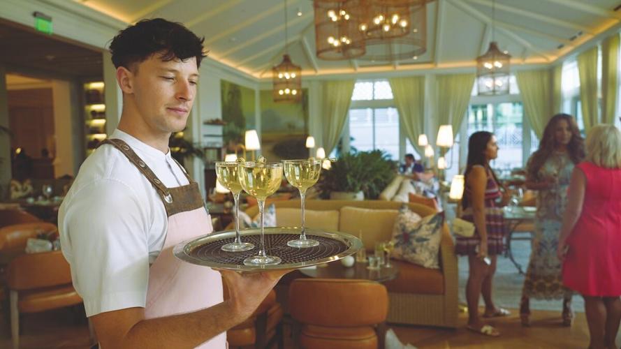 J Merchant Room cocktail waiter