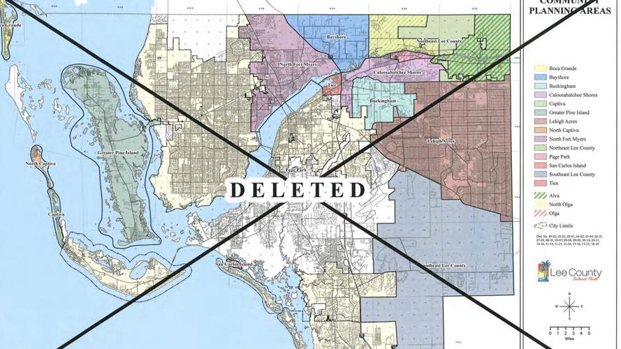 Lee County puts community planning map on chopping block