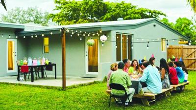 Backyard gatherings reflect multigenerational living