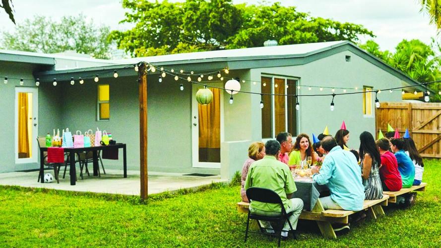 Backyard gatherings reflect multigenerational living