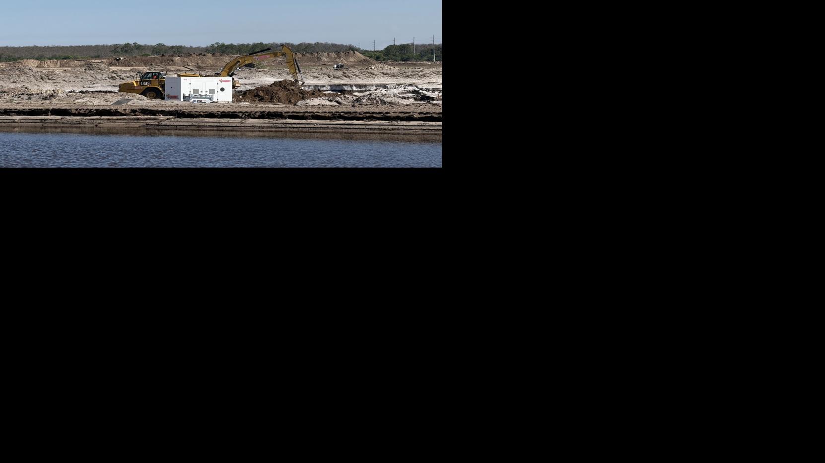 Heavy equipment begins Rivergrass site work