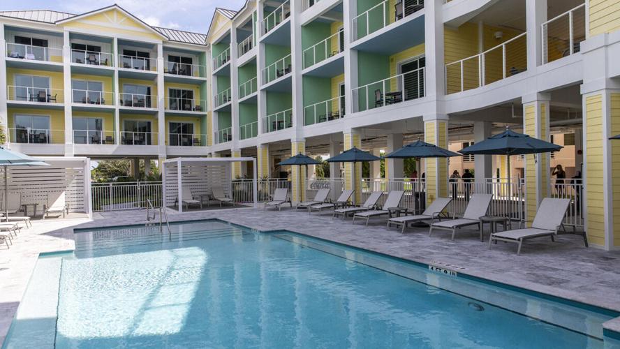 Pool anchors rebuilt Beachview Villas resort