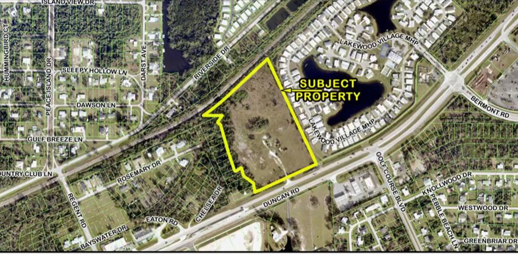 Map highlights location of proposed project