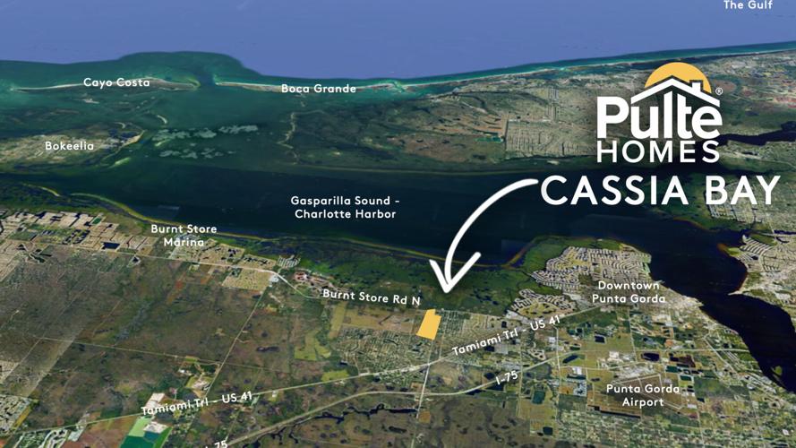 Map shows site of Pulte’s Cassia Bay community