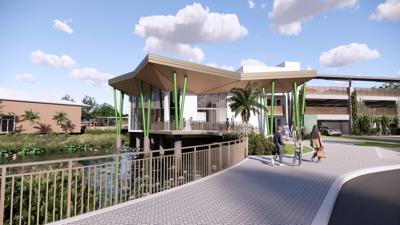 Nature Experience welcome center rendering unveiled