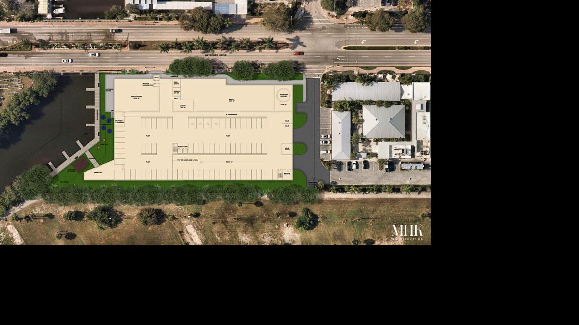 Elevation Naples aerial rendering