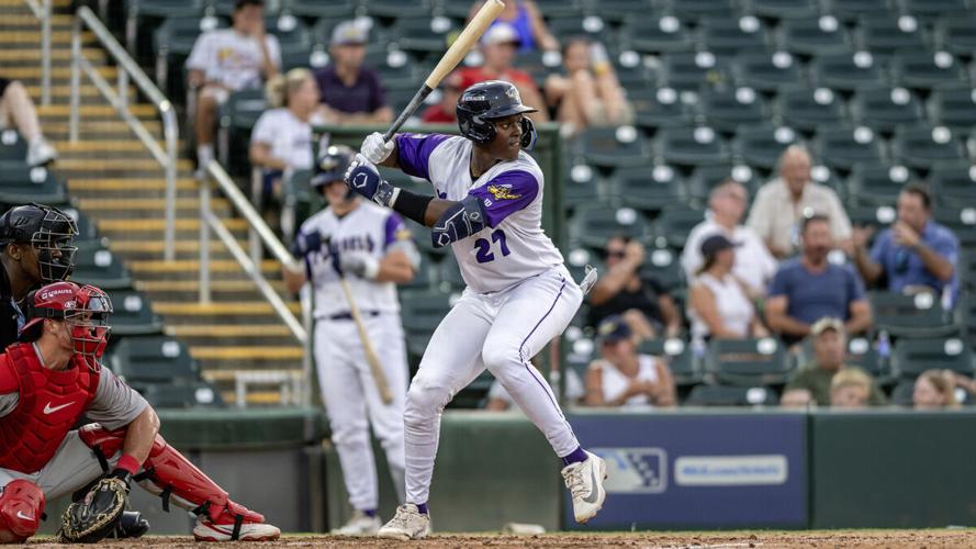 Twins prospect Vahn Lackey at the plate