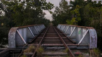 Old railway bridge spans Bonita Springs corridor