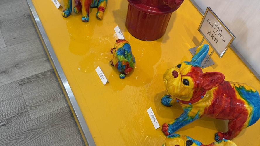 Colorful sculptures showcase Naples gallery's contemporary art
