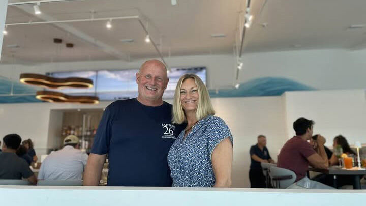 Dave and Joyce Beers open Latitude 26°