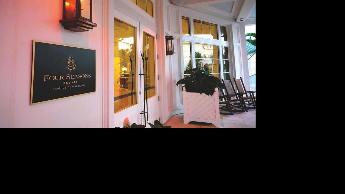 A Four Seasons entrance