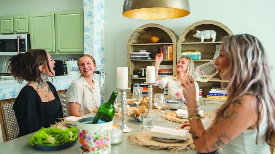 Dinner parties keep food at the center