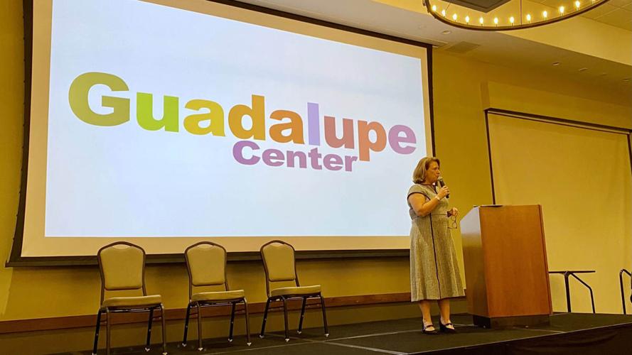 Dawn Montecalvo addresses Leadership Day attendees