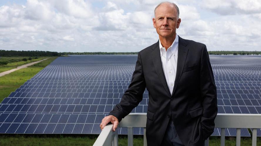Syd Kitson at Babcock Ranch solar farm in Southwest Florida