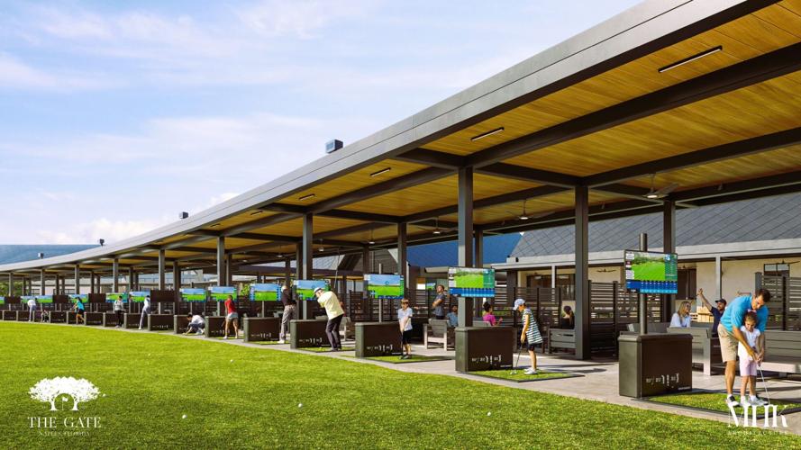 The Gate driving range rendering