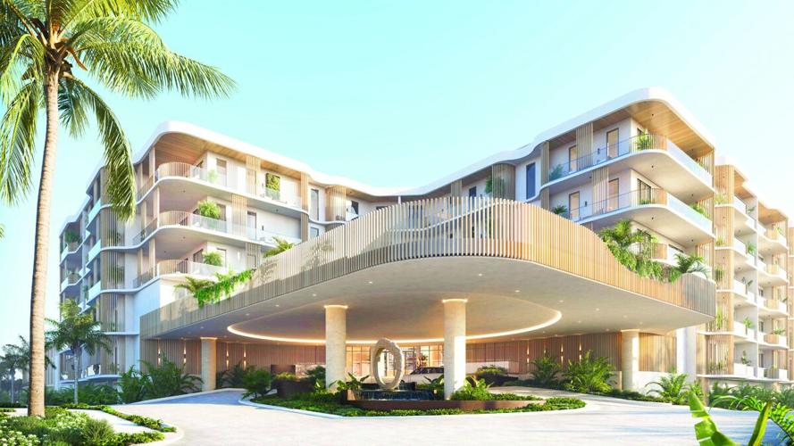 Rendering shows Halcyon condominium entrance
