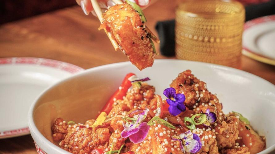 Gabby’s Orange Chicken Blackbird Sizzle Dining