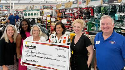 Sunshine Ace presents EGGfest proceeds to local nonprofits