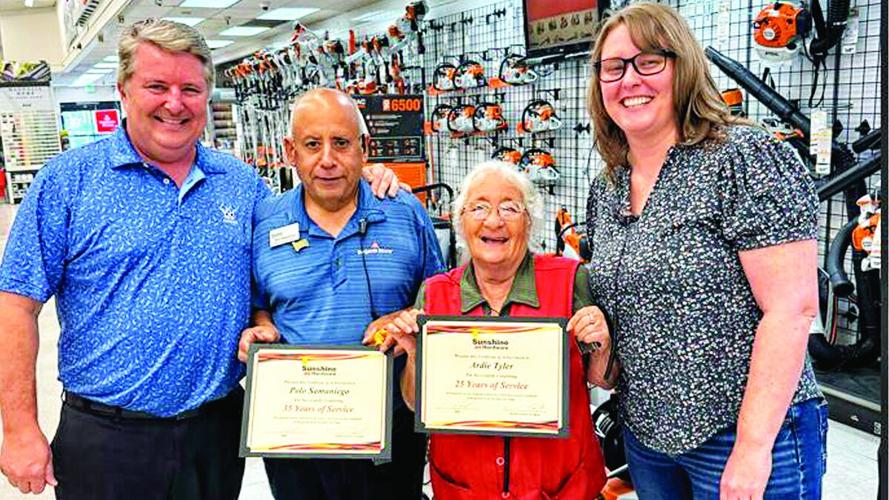 Sunshine Ace celebrates longtime employee