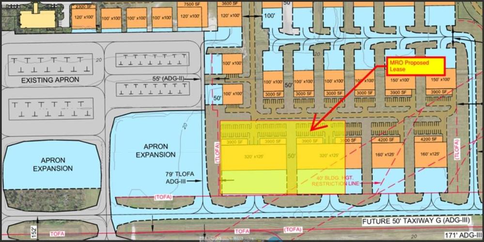 NAS MRO hangar location near runway