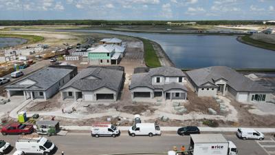 Kingston model homes take shape in Estero