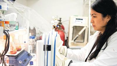 Scientist develops bacteria for environmental cleanup