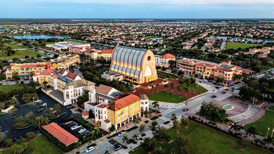 Ave Maria Town Center aerial