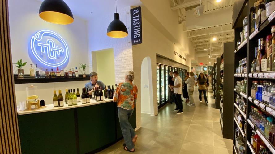The Good Pour tasting bar