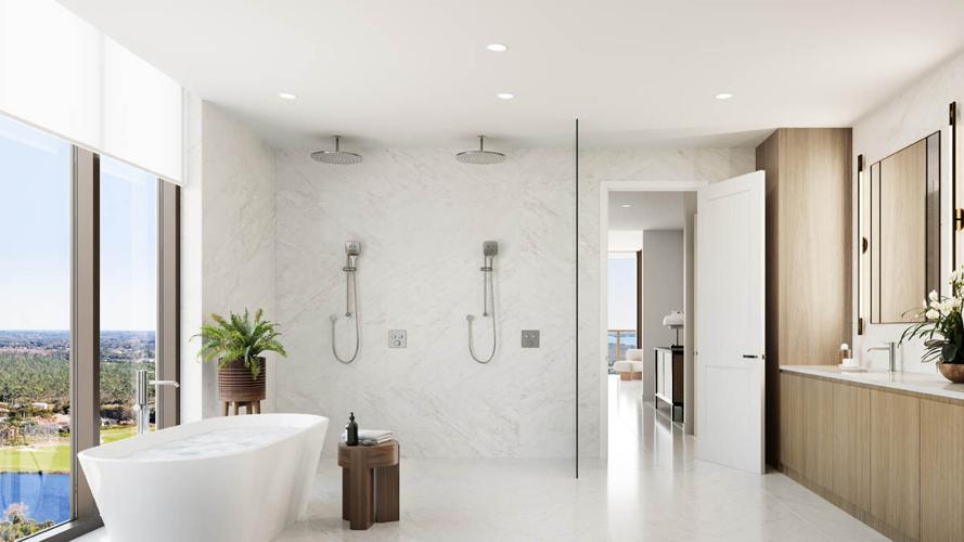 Renderings showcase luxury residences and amenities at The Island at West Bay Club