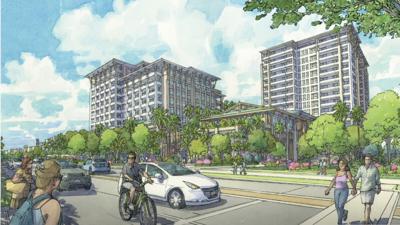 Rendering of proposed Outrigger redevelopment