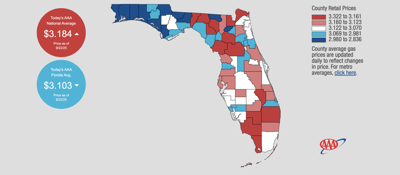 Florida gas prices 9.22.25