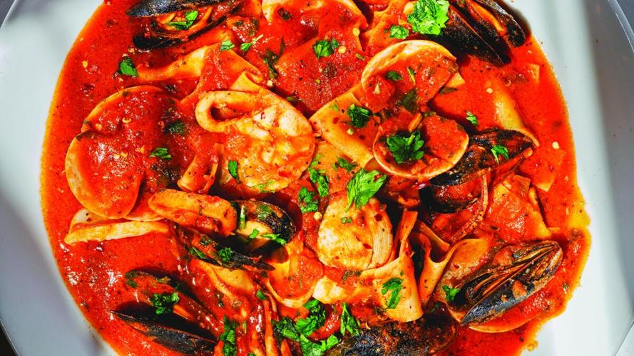 Bruno’s seafood Fra Diavolo blends spice and flavor