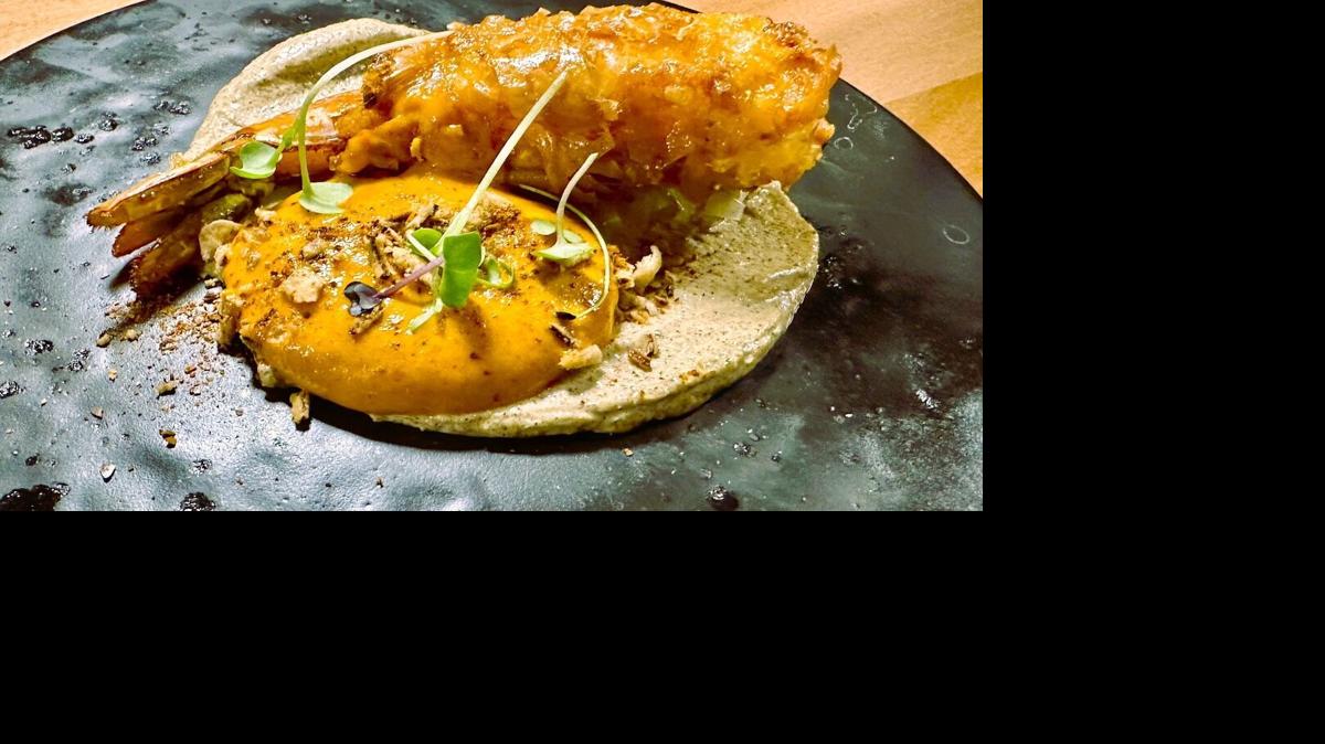 Supper Club tasting menu - Atlaintic Prawn