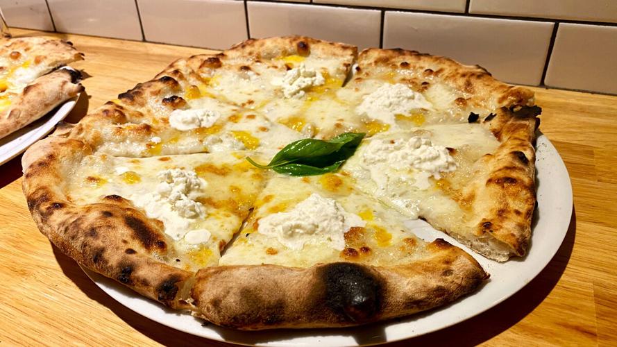 Neapolitan-style pizza at La Pizzeria