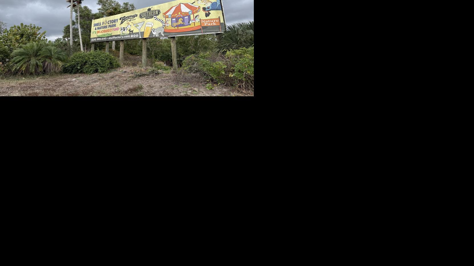 Shell Factory roadside billboard