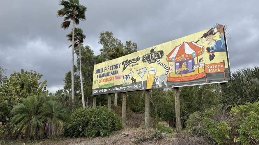 Shell Factory roadside billboard