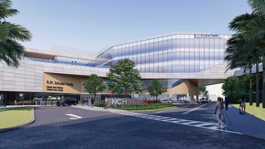 Rendering shows future NCH heart, stroke center