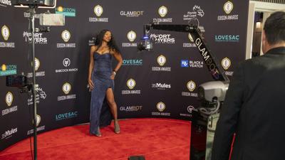 Red carpet moment at Edison Awards gala