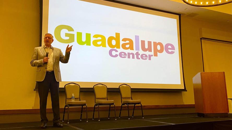 Blake Gable shares career advice at Guadalupe Center Leadership Day