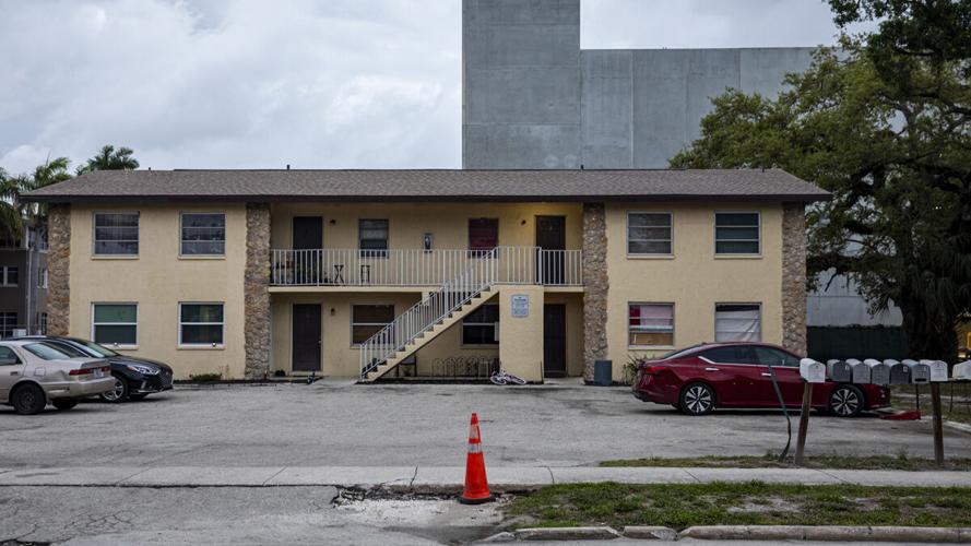 Older apartment buildings in Midtown redevelopment zone