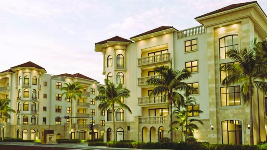 The development and sales team for the Palazzo at Bayfront luxury residences broke ground Jan. 23 at Bayfront Naples.