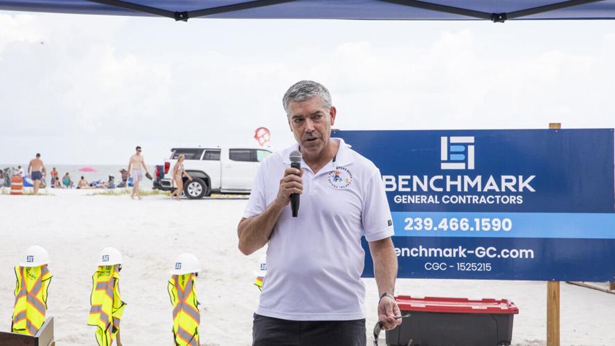 Town manager speaks at groundbreaking
