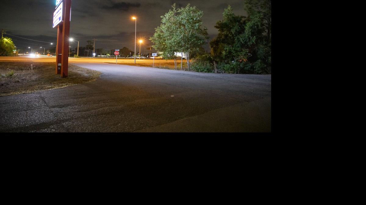 Site of proposed Challenger Boulevard extension