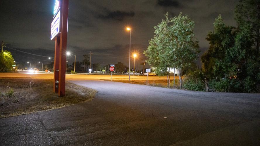 Site of proposed Challenger Boulevard extension